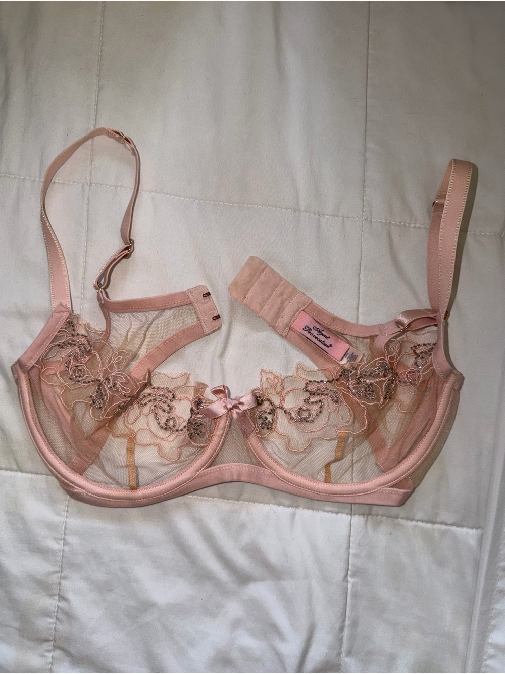 Agent Provocateur Lindie Bra Dusty Pink